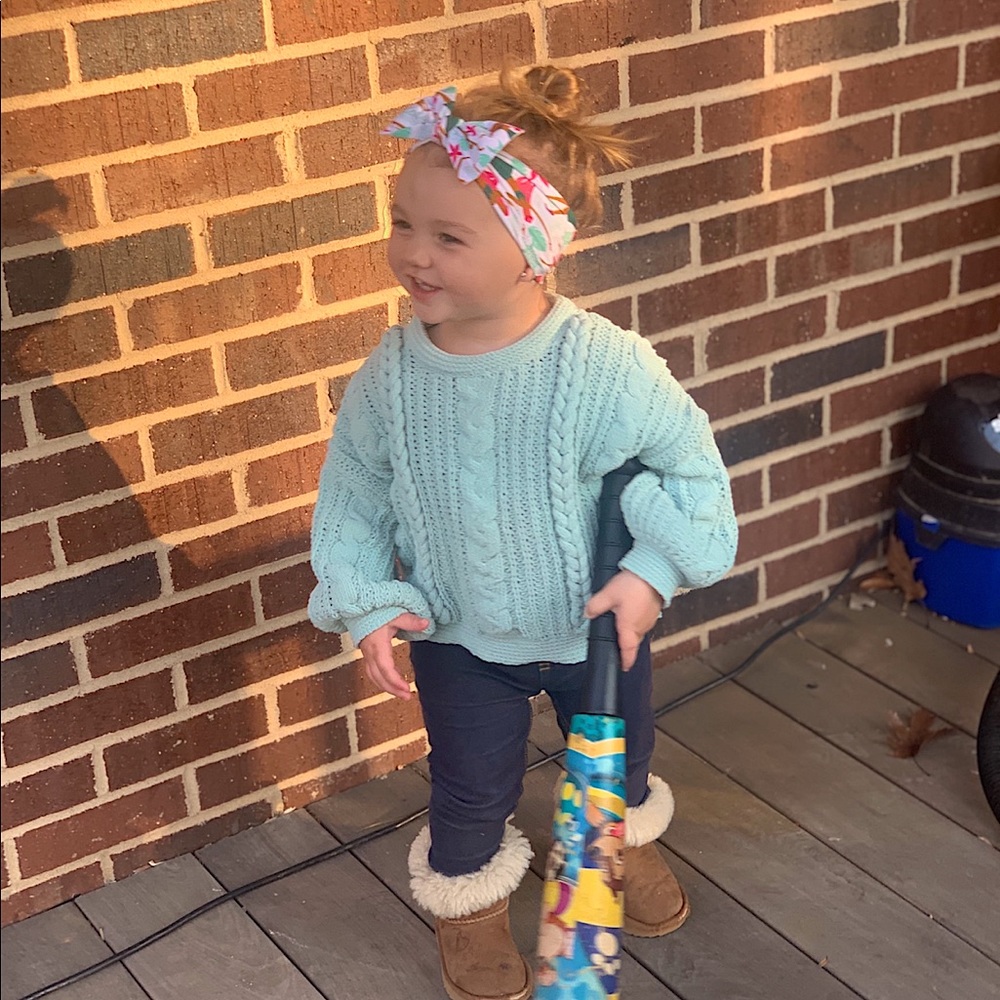 Genuine kids balloon sleeve knit sweater 2T - Picture 10 of 10